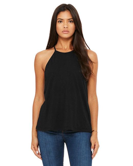 Bella + Canvas Ladies' Flowy High Neck Tank 8809 - Dresses Max