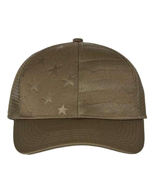 Outdoor Cap Debossed Stars and Stripes Mesh-Back Cap USA750M - Dresses Max