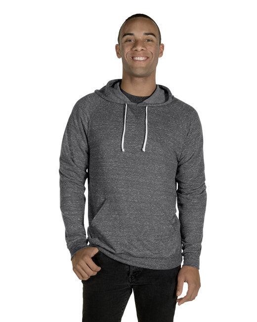 Jerzees Adult Snow Heather Raglan Hooded Sweatshirt 90MR - Dresses Max