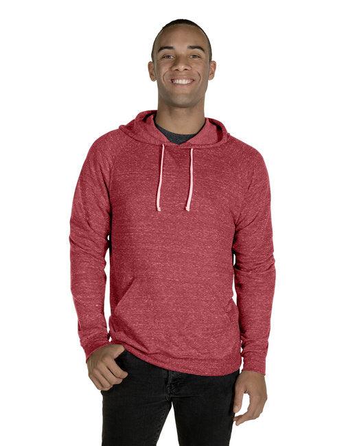 Jerzees Adult Snow Heather Raglan Hooded Sweatshirt 90MR - Dresses Max