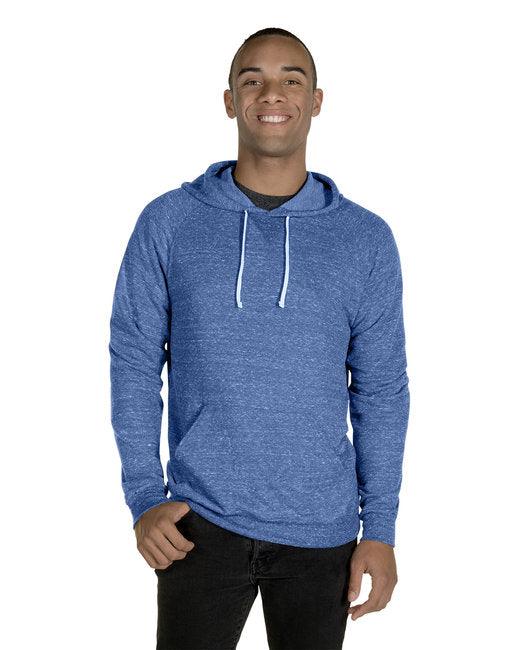 Jerzees Adult Snow Heather Raglan Hooded Sweatshirt 90MR - Dresses Max