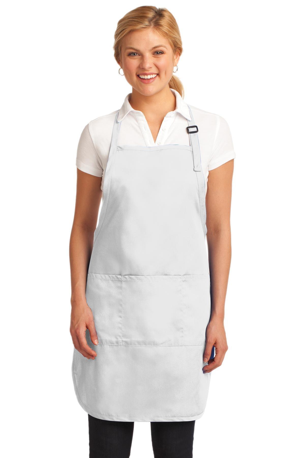 Port Authority Easy Care Full-Length Apron with Stain Release. A703 - Dresses Max
