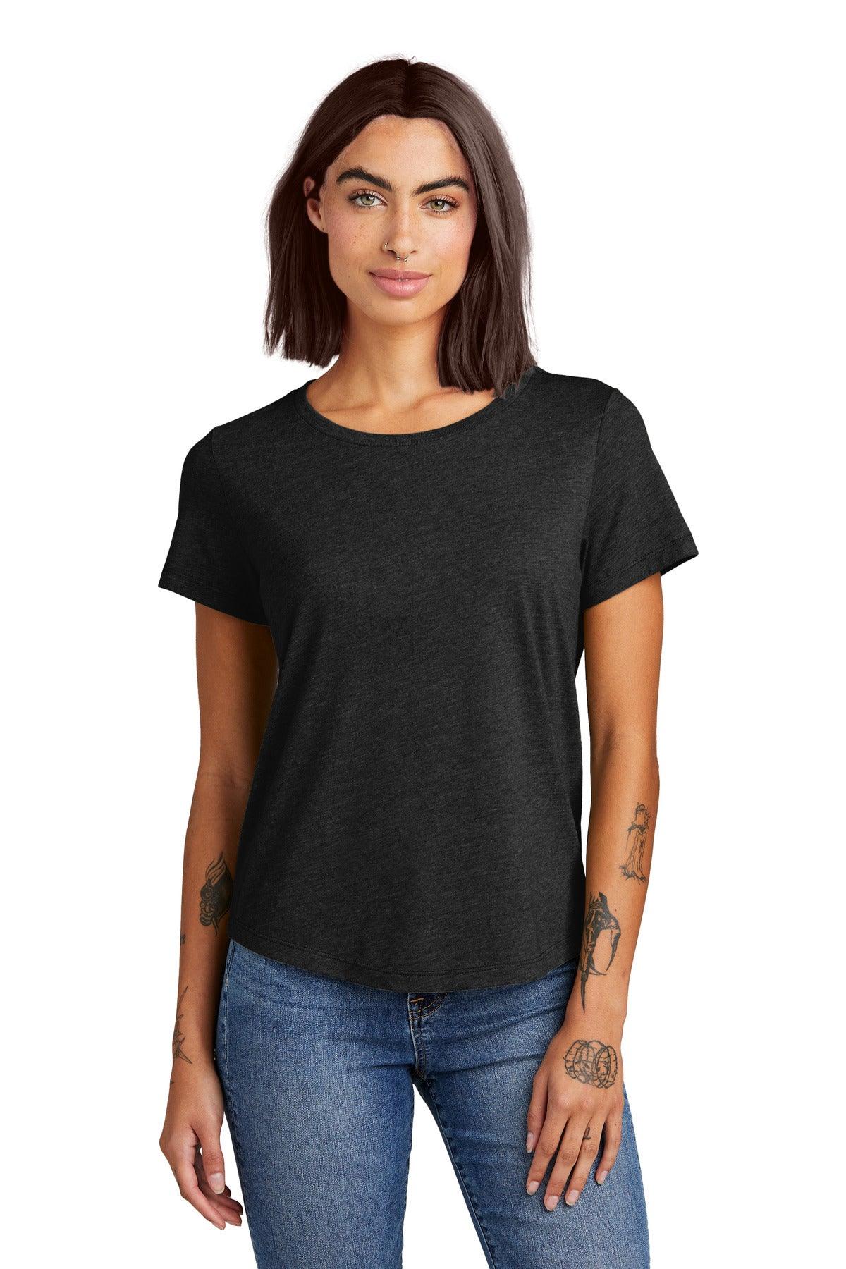 Allmade Women's Relaxed Tri-Blend Scoop Neck Tee AL2015 - Dresses Max