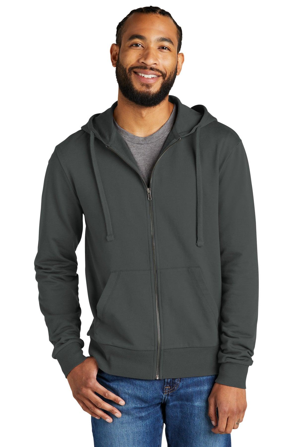 Allmade Unisex Organic French Terry Full-Zip Hoodie AL4002 - Dresses Max