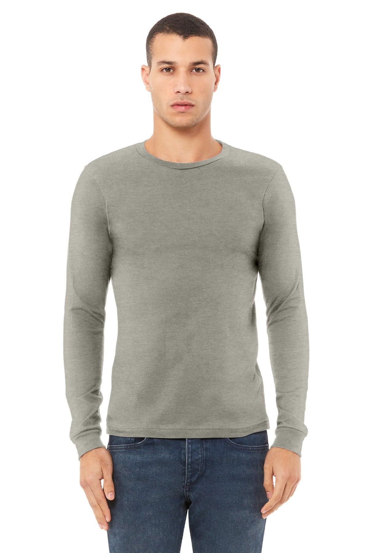 BELLA+CANVAS Unisex Heather CVC Long Sleeve Tee BC3501CVC - Dresses Max