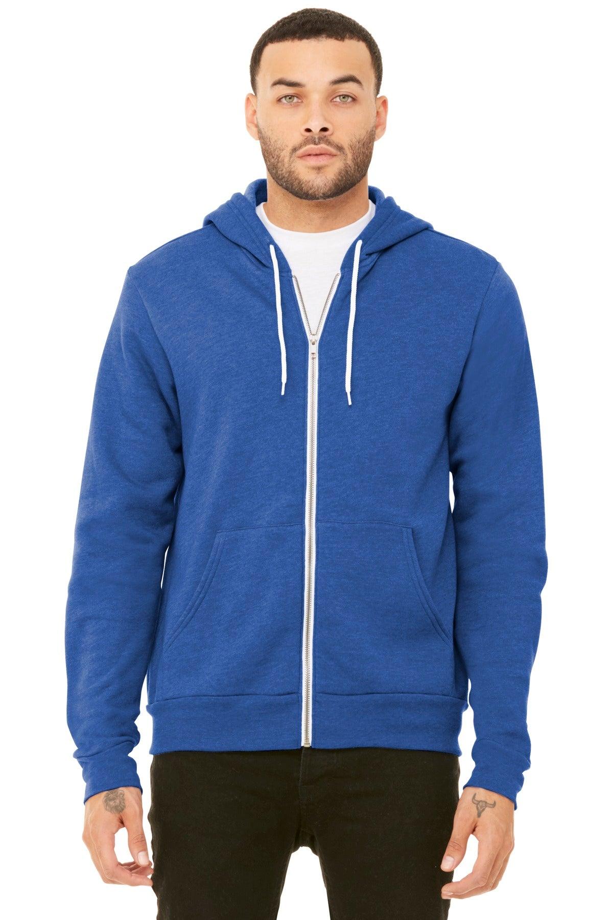 BELLA+CANVAS Unisex Sponge Fleece Full-Zip Hoodie. BC3739 - Dresses Max