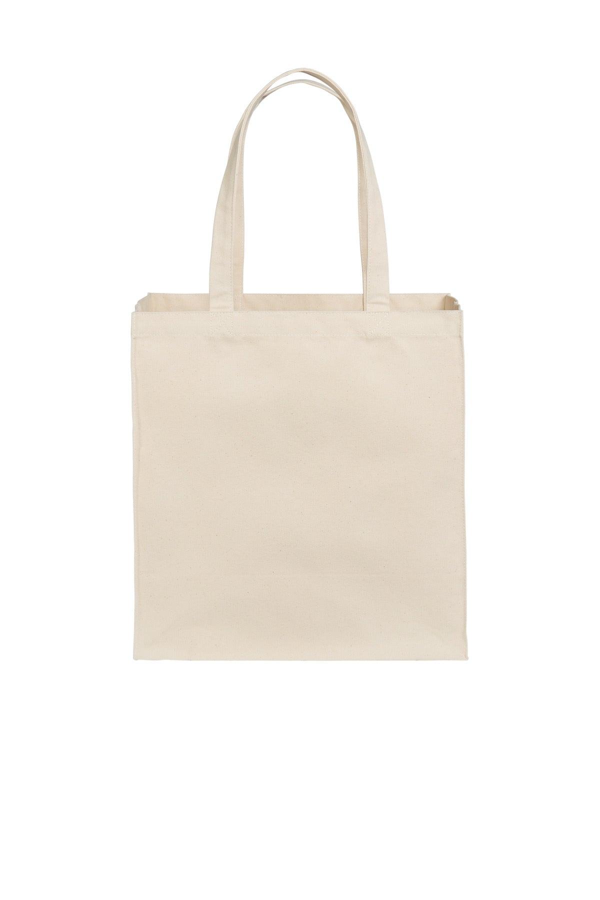 Port Authority Cotton Canvas Over-the-Shoulder Tote BG426 - Dresses Max