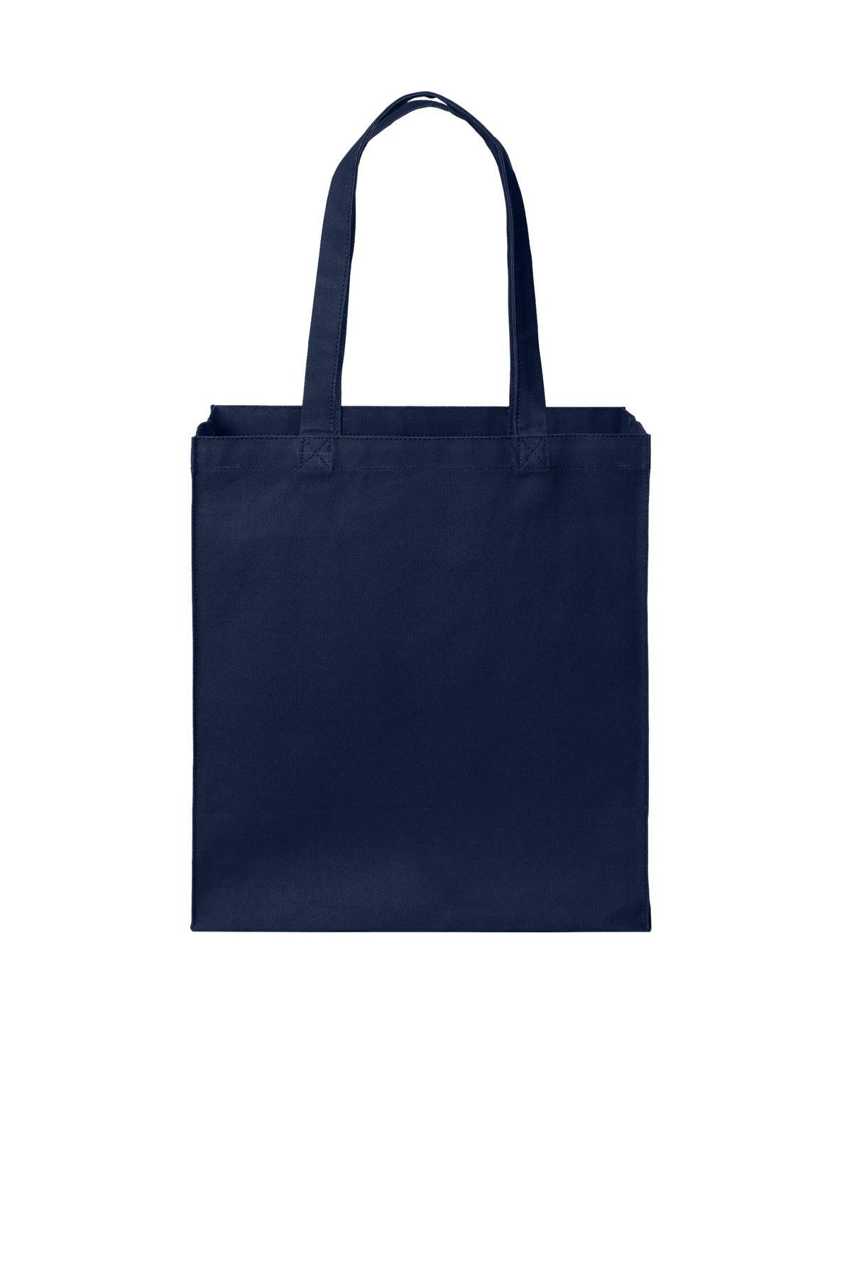 Port Authority Cotton Canvas Over-the-Shoulder Tote BG426 - Dresses Max