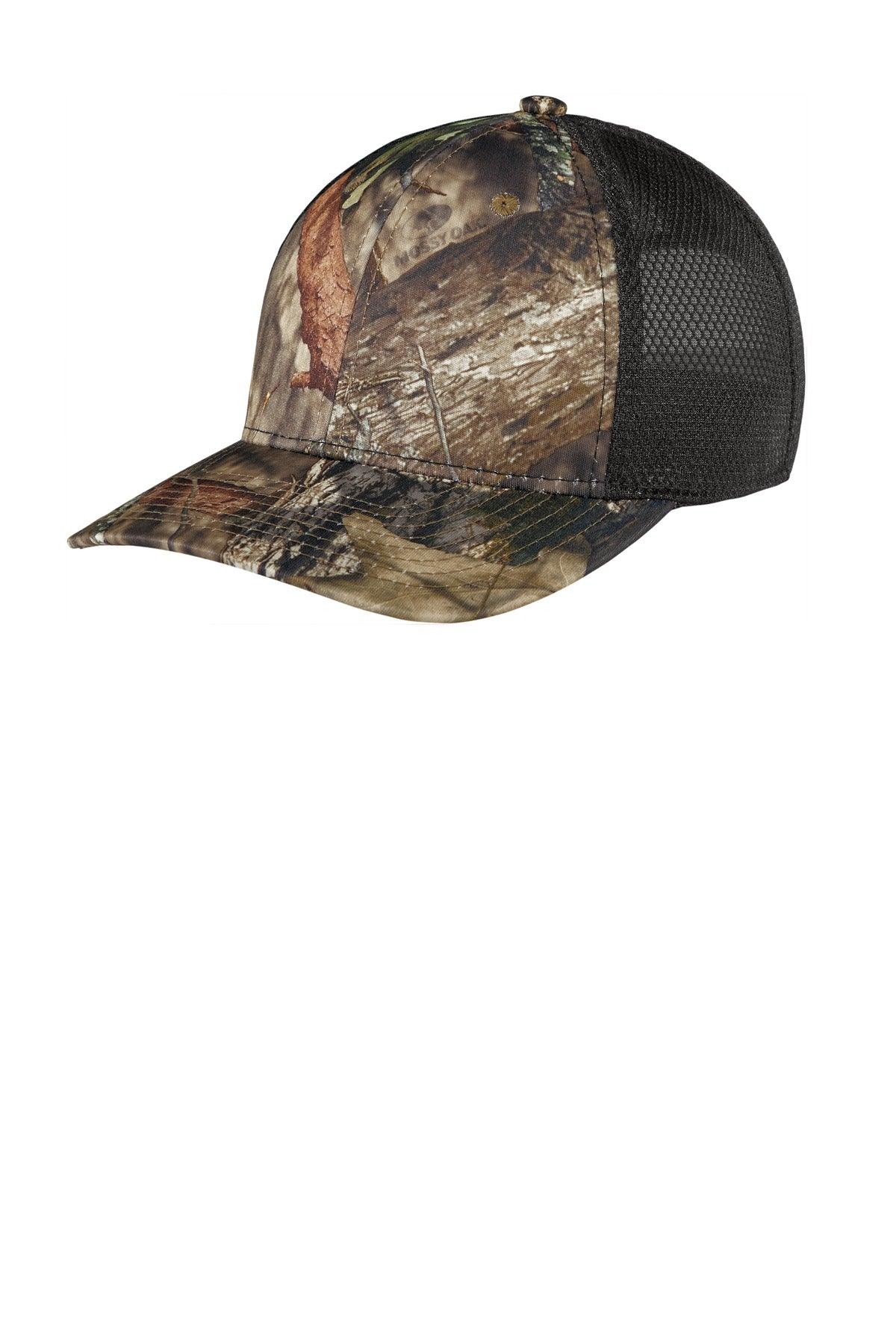 Port Authority Performance Camouflage Mesh Back Snapback Cap C892 - Dresses Max