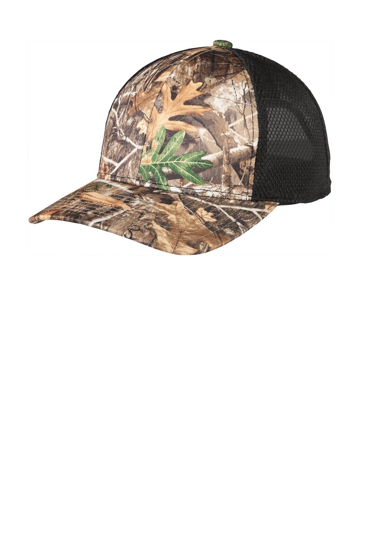 Port Authority Performance Camouflage Mesh Back Snapback Cap C892 - Dresses Max
