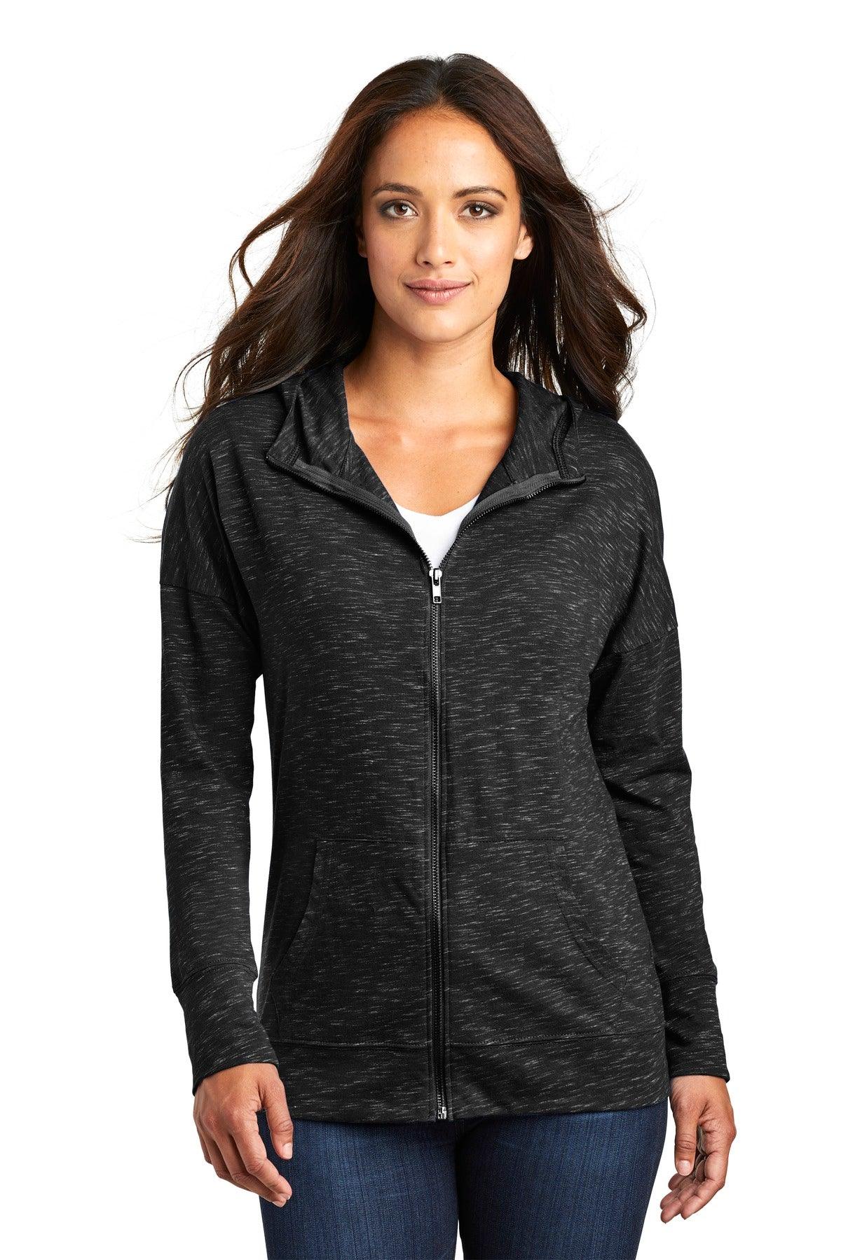 District Women's Medal Full-Zip Hoodie. DT665 - Dresses Max