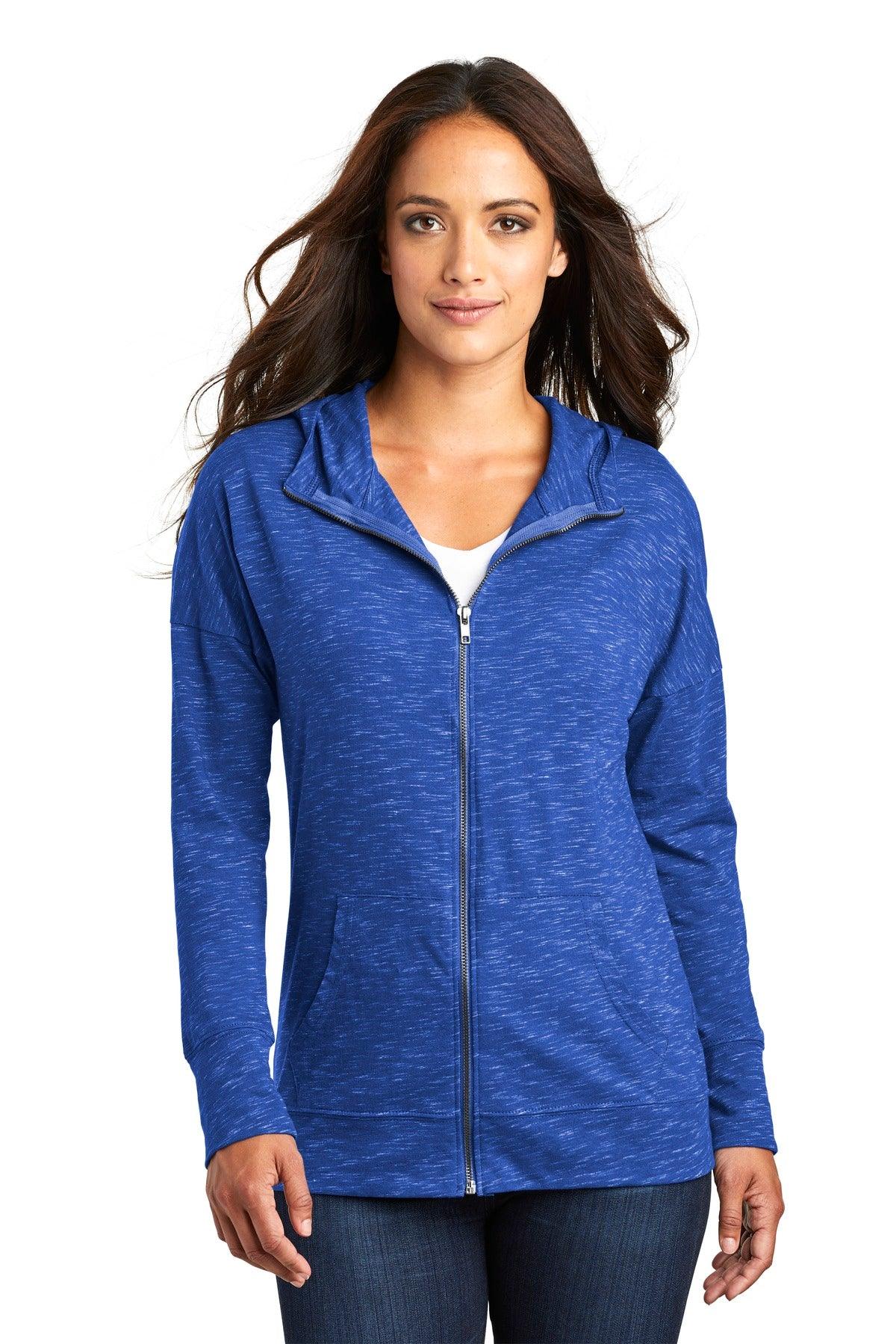 District Women's Medal Full-Zip Hoodie. DT665 - Dresses Max