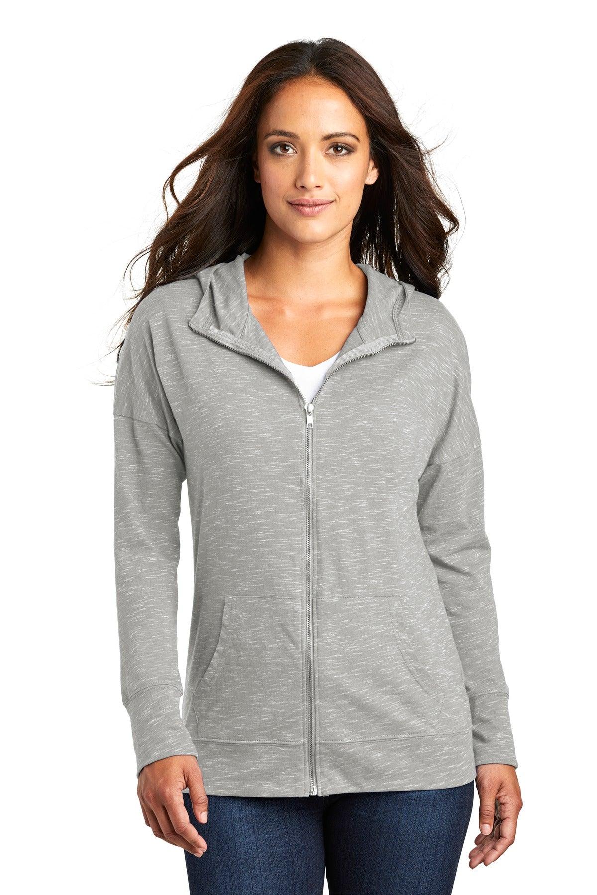 District Women's Medal Full-Zip Hoodie. DT665 - Dresses Max