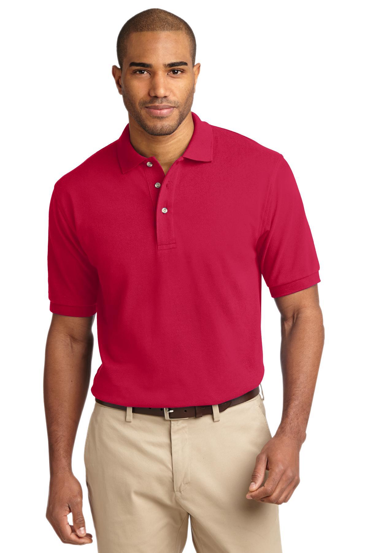 Port Authority Heavyweight Cotton Pique Polo. K420 - Dresses Max