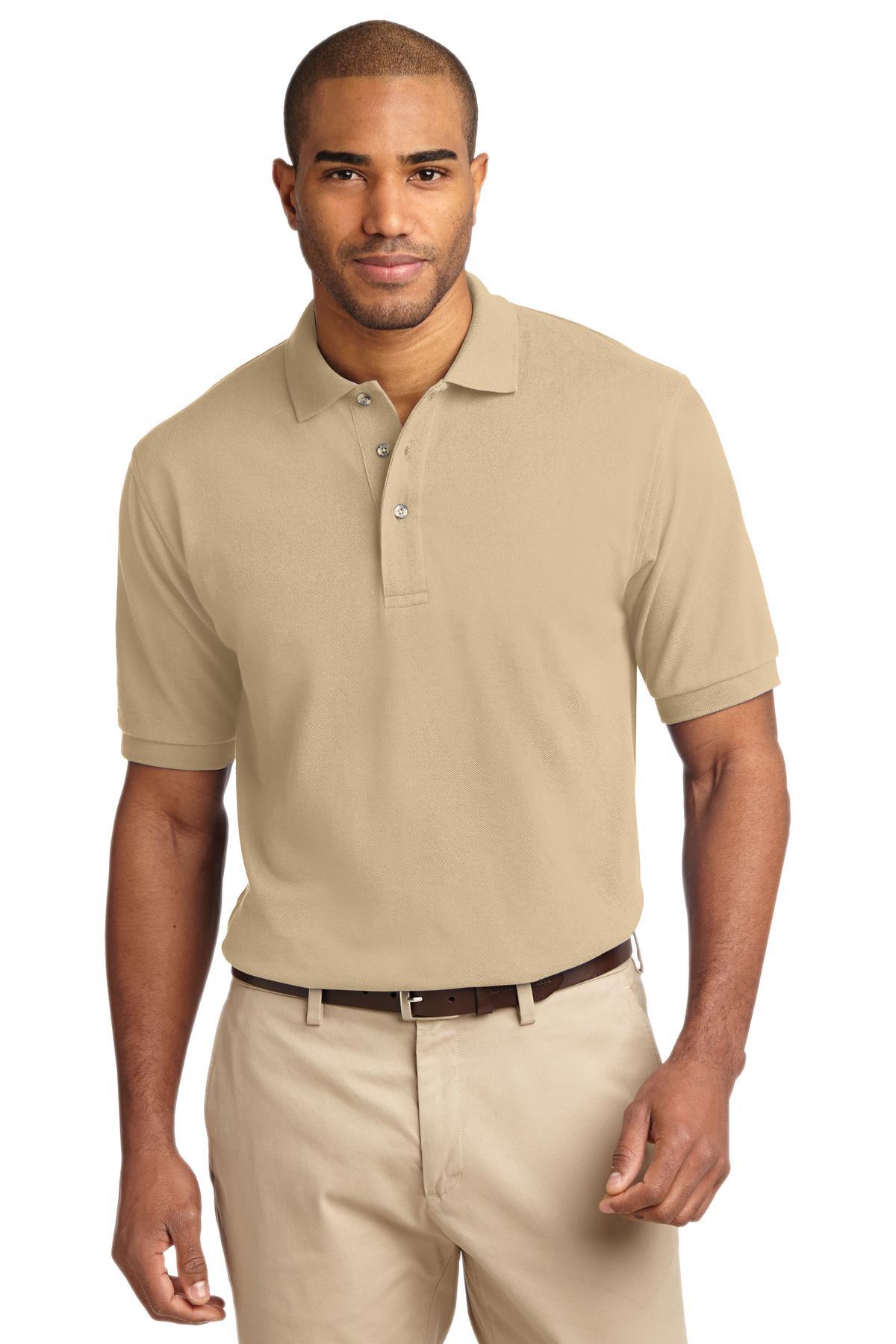 Port Authority Heavyweight Cotton Pique Polo. K420 - Dresses Max