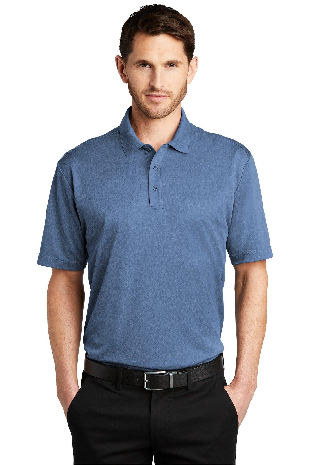 Port Authority Heathered Silk Touch Performance Polo. K542 - Dresses Max
