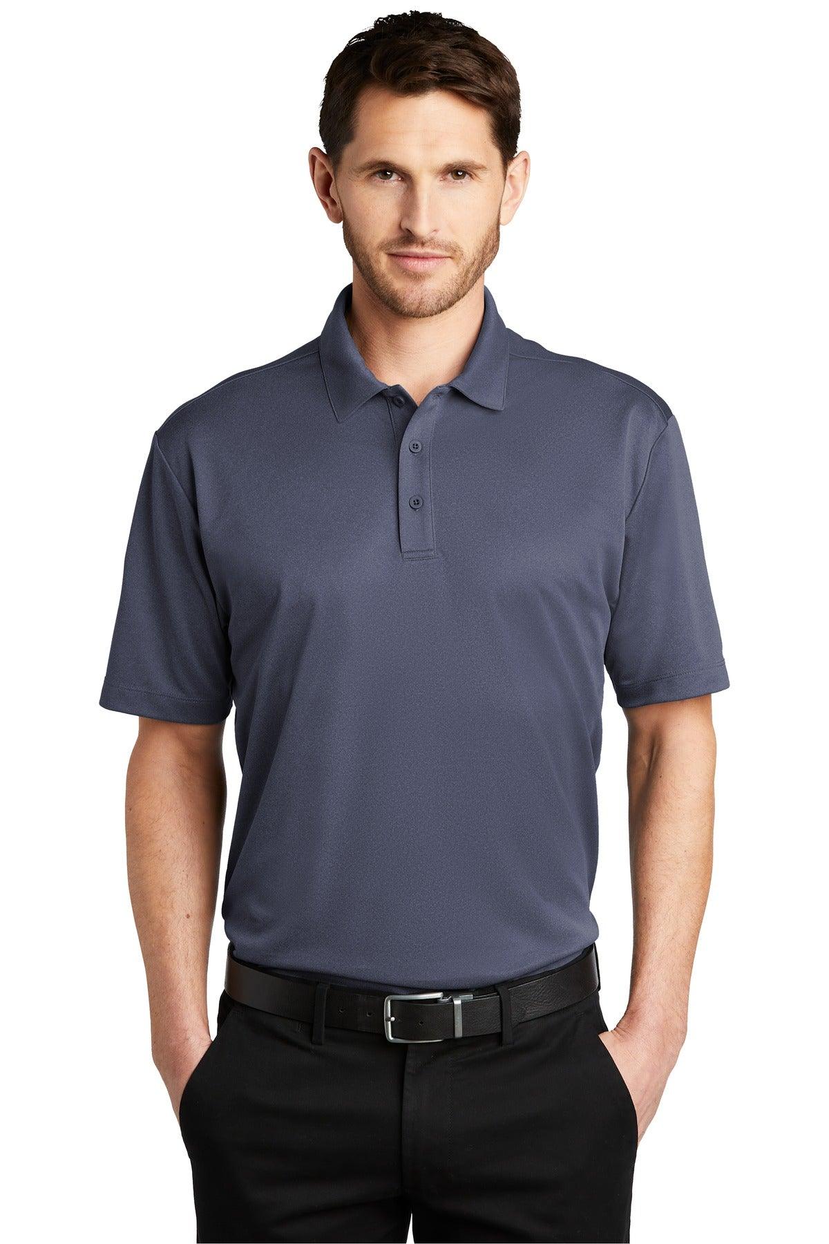 Port Authority Heathered Silk Touch Performance Polo. K542 - Dresses Max