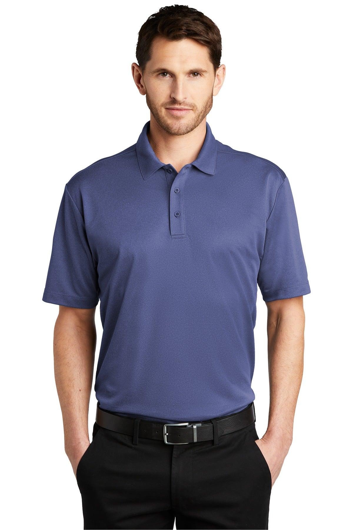 Port Authority Heathered Silk Touch Performance Polo. K542 - Dresses Max
