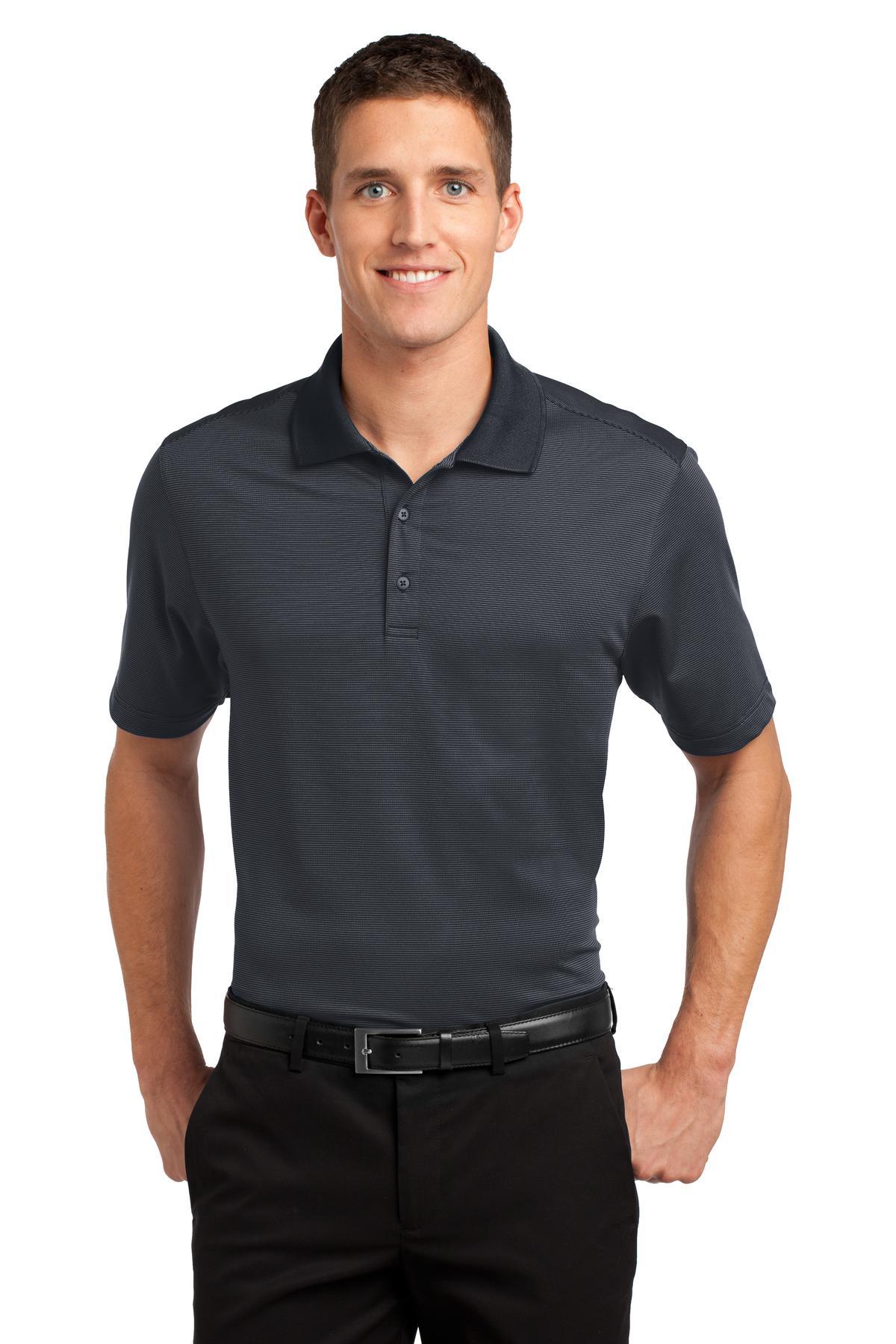 Port Authority Fine Stripe Performance Polo. K558 - Dresses Max