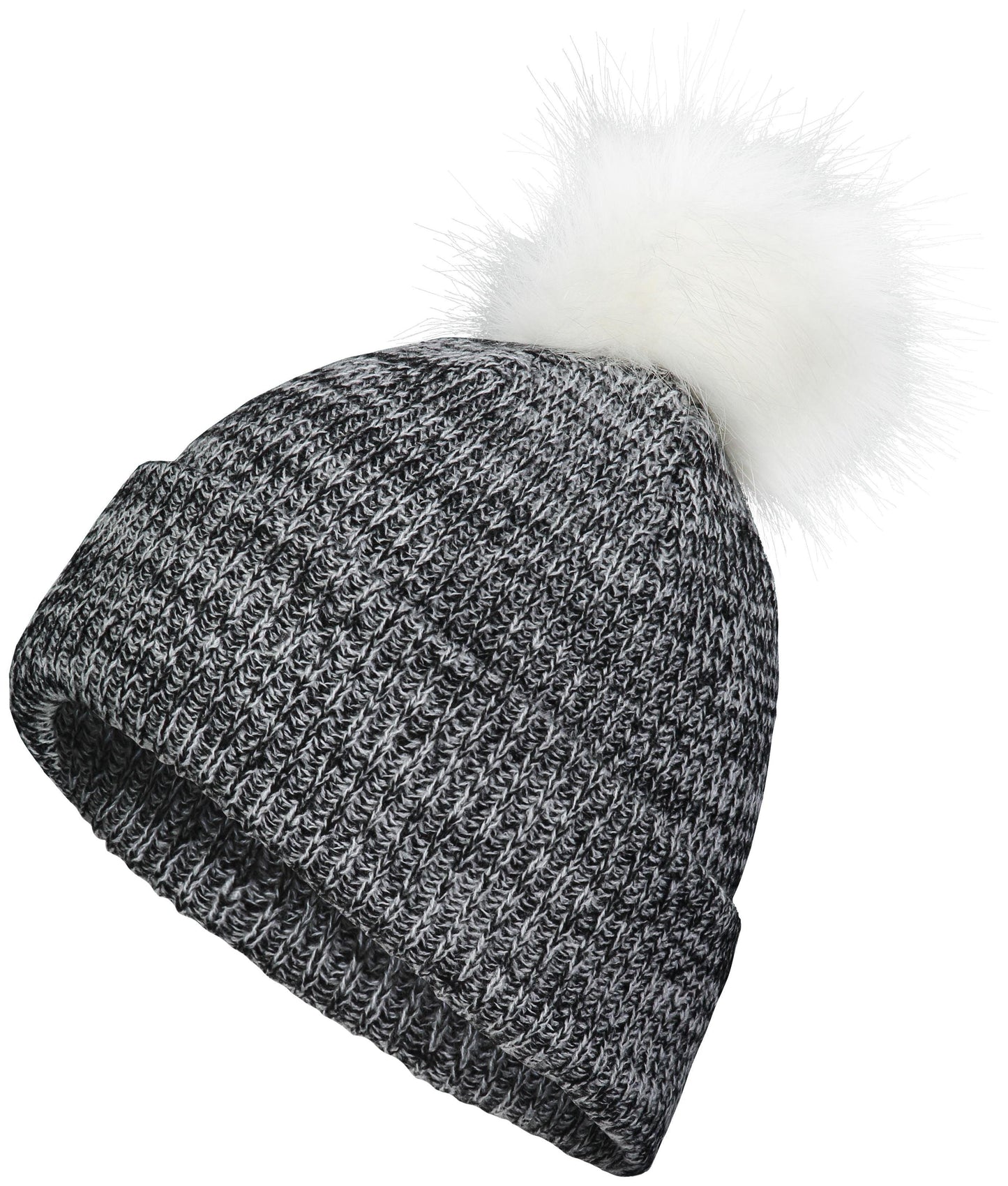 Faux Fur Pom Beanie - Dresses Max