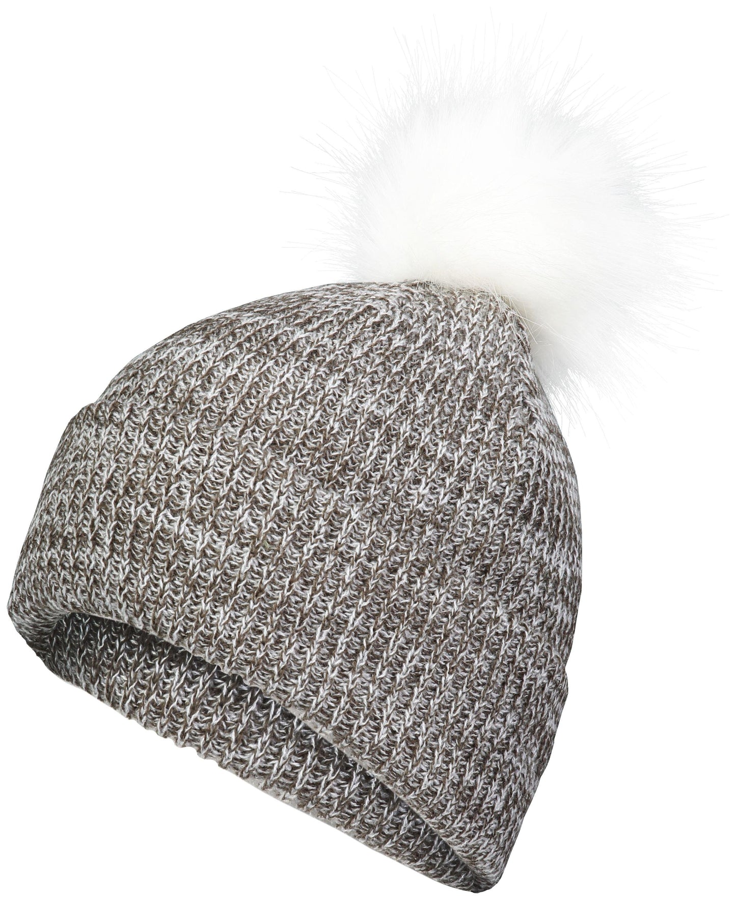 Faux Fur Pom Beanie - Dresses Max