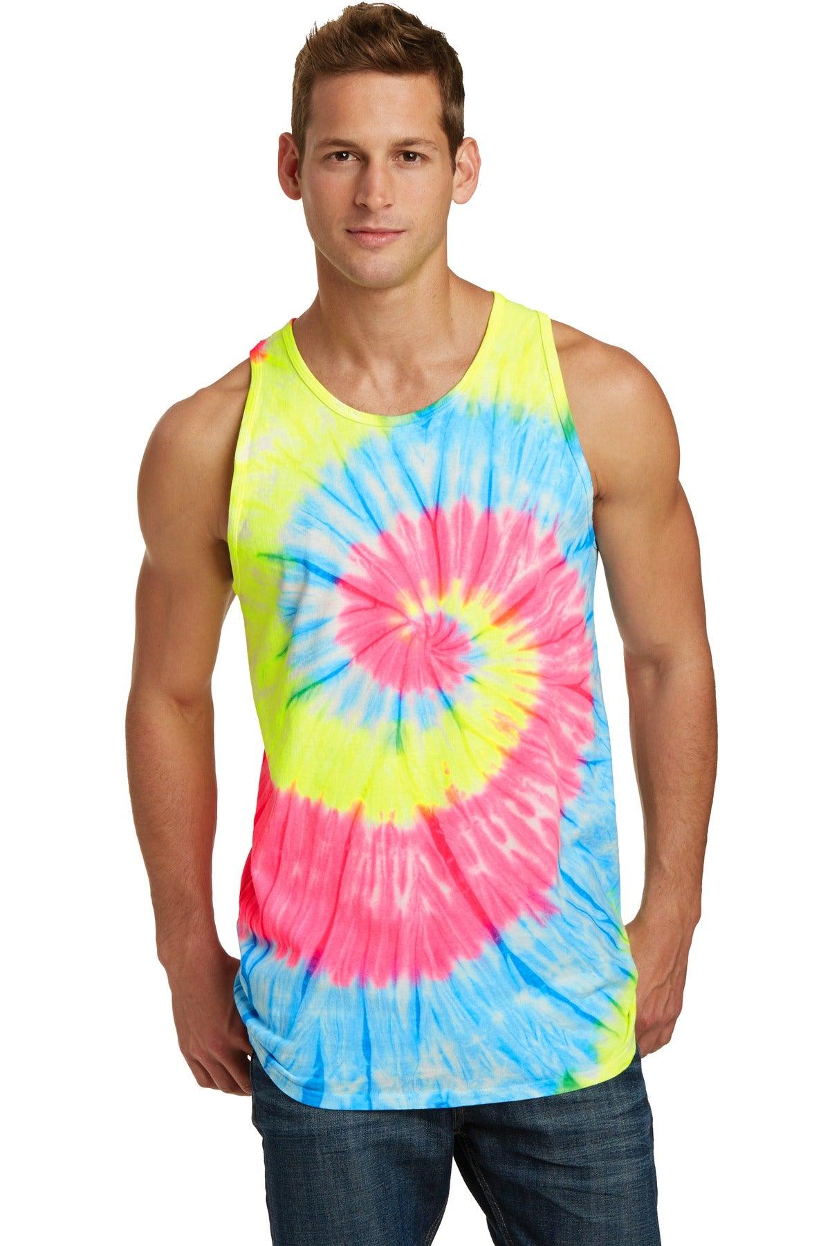 Port & Company Tie-Dye Tank Top. PC147TT - Dresses Max