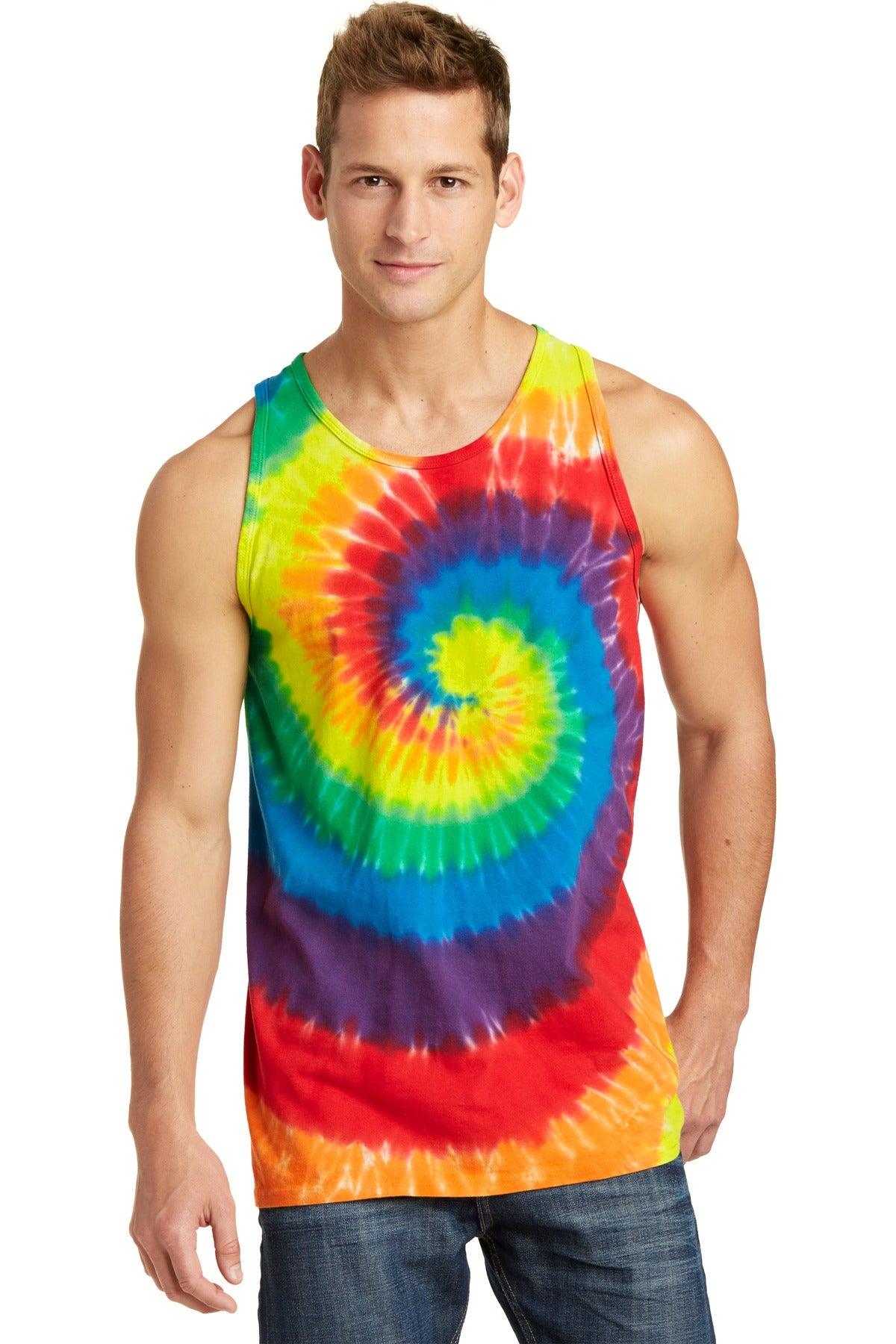 Port & Company Tie-Dye Tank Top. PC147TT - Dresses Max