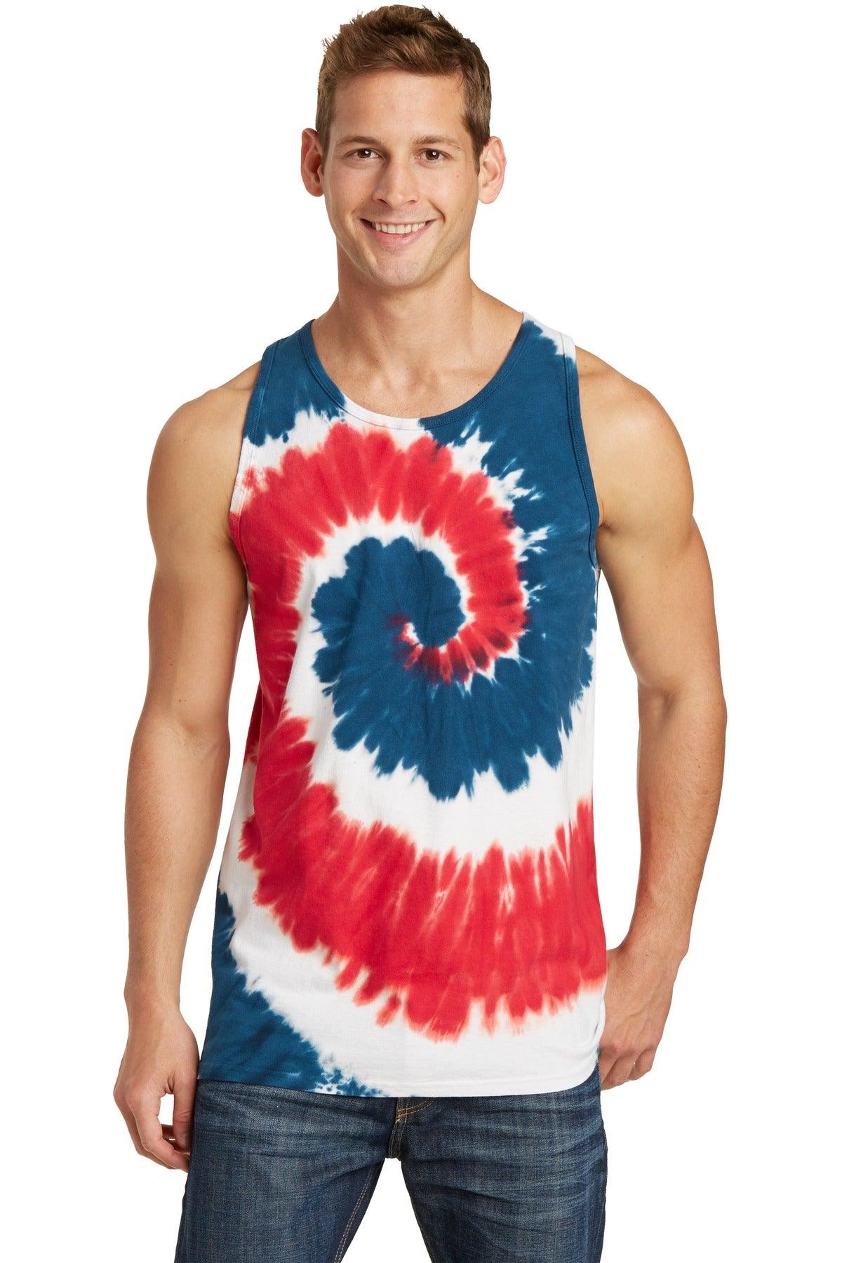Port & Company Tie-Dye Tank Top. PC147TT - Dresses Max