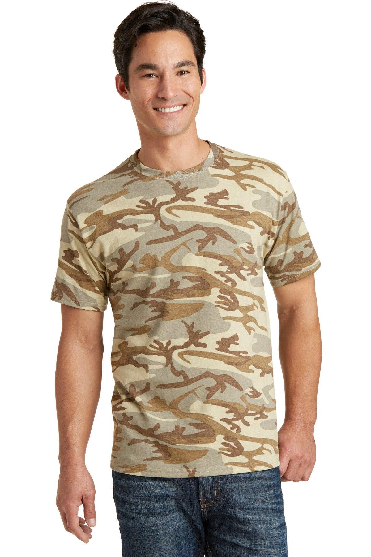 Port & Company Core Cotton Camo Tee. PC54C - Dresses Max