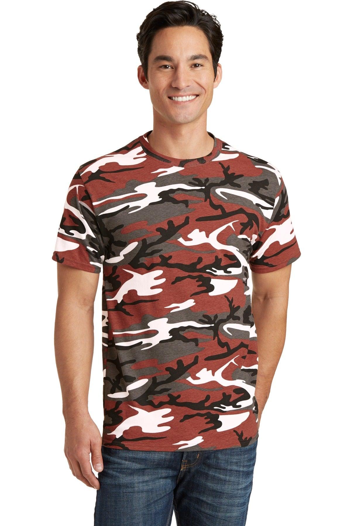 Port & Company Core Cotton Camo Tee. PC54C - Dresses Max