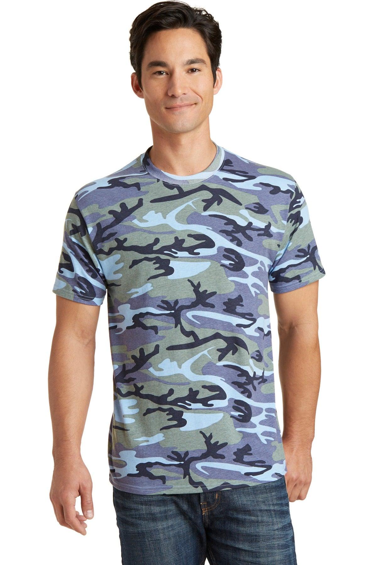 Port & Company Core Cotton Camo Tee. PC54C - Dresses Max