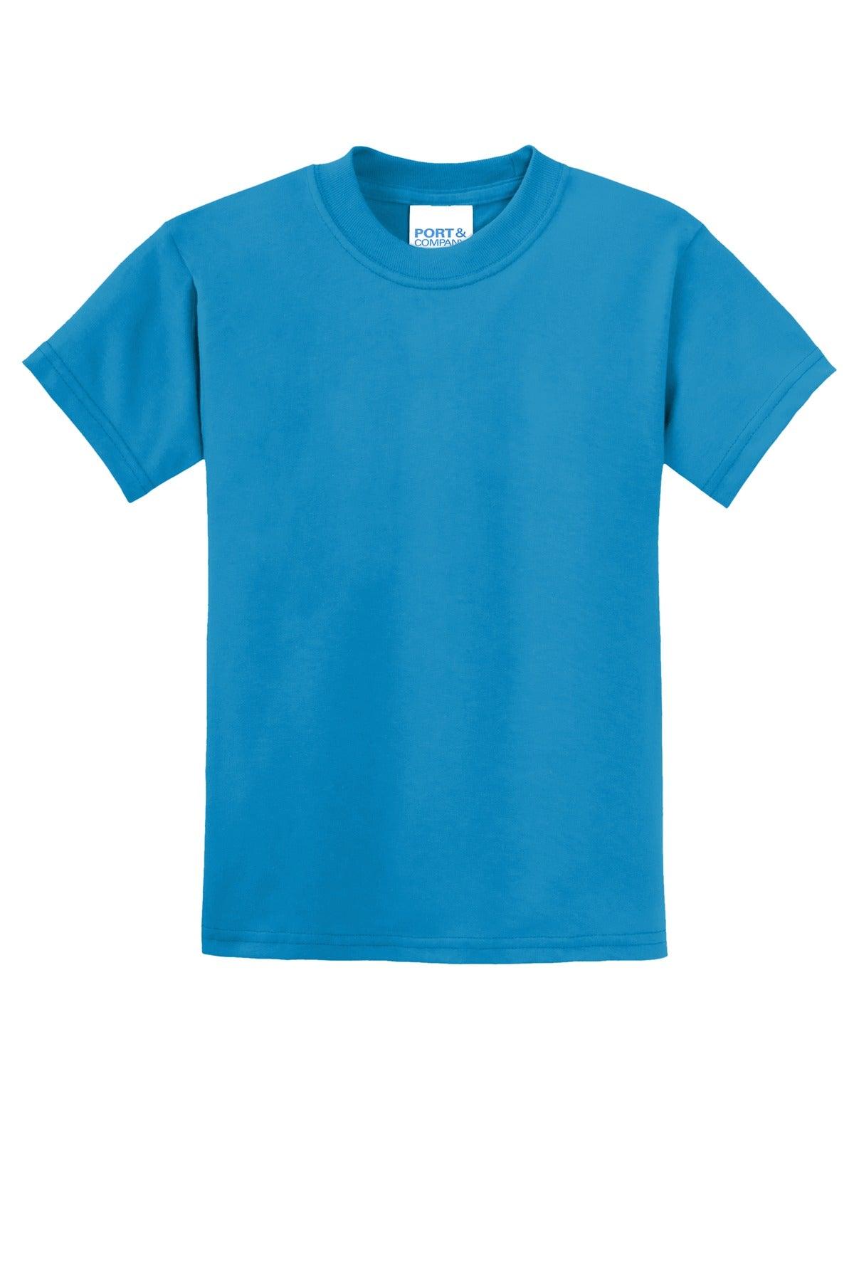 Port & Company - Youth Core Blend Tee. PC55Y - Dresses Max