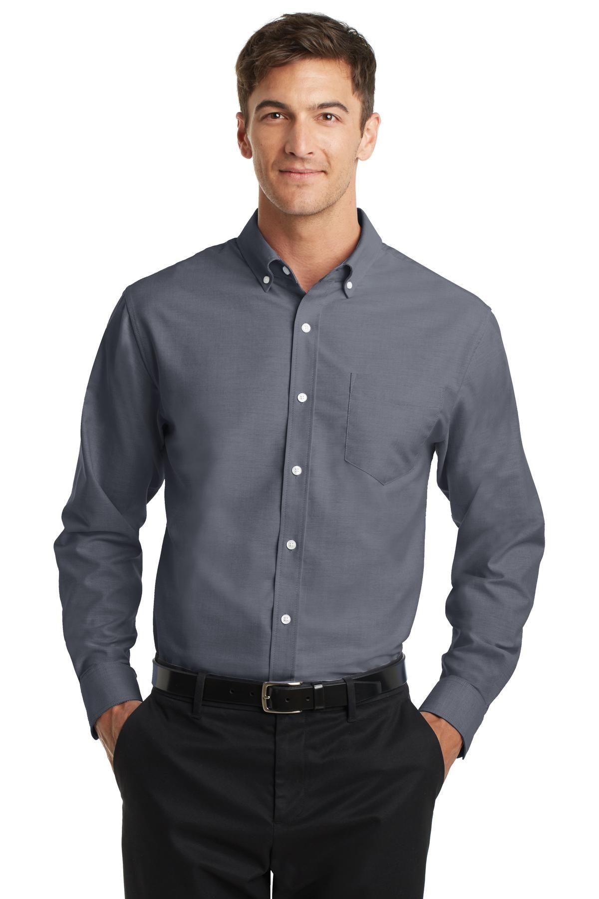 Port Authority SuperPro Oxford Shirt. S658 - Dresses Max