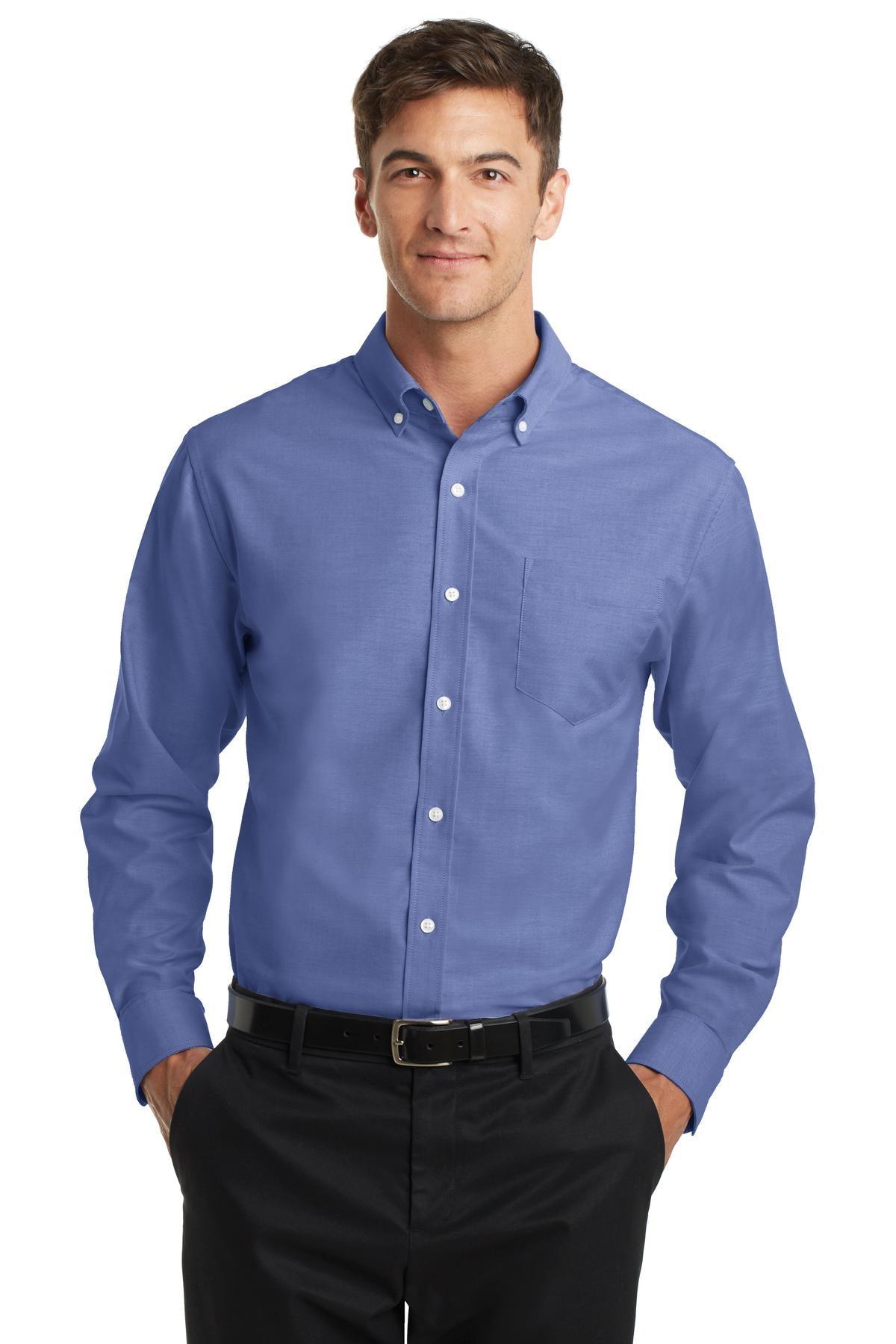 Port Authority SuperPro Oxford Shirt. S658 - Dresses Max
