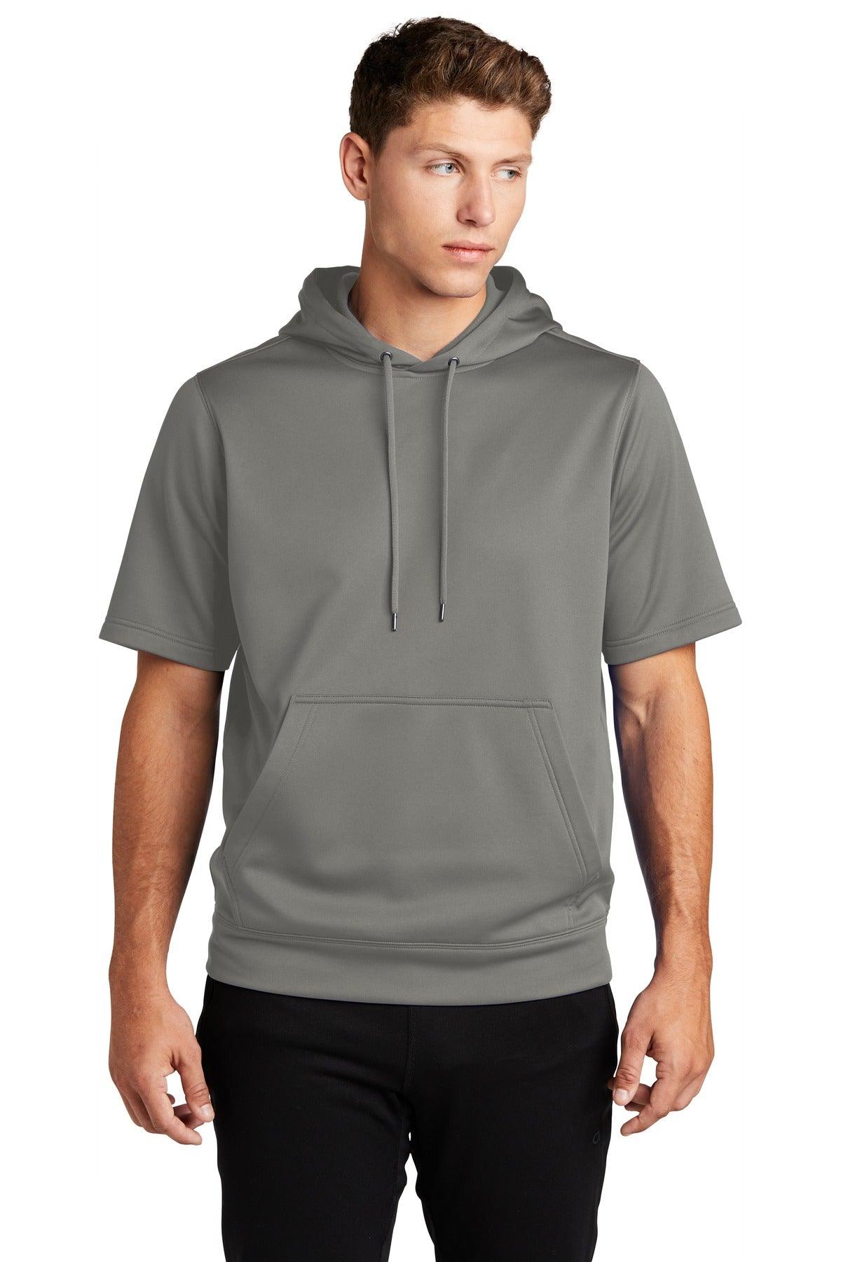 Sport-Tek Sport-Wick Fleece Short Sleeve Hooded Pullover. ST251 - Dresses Max