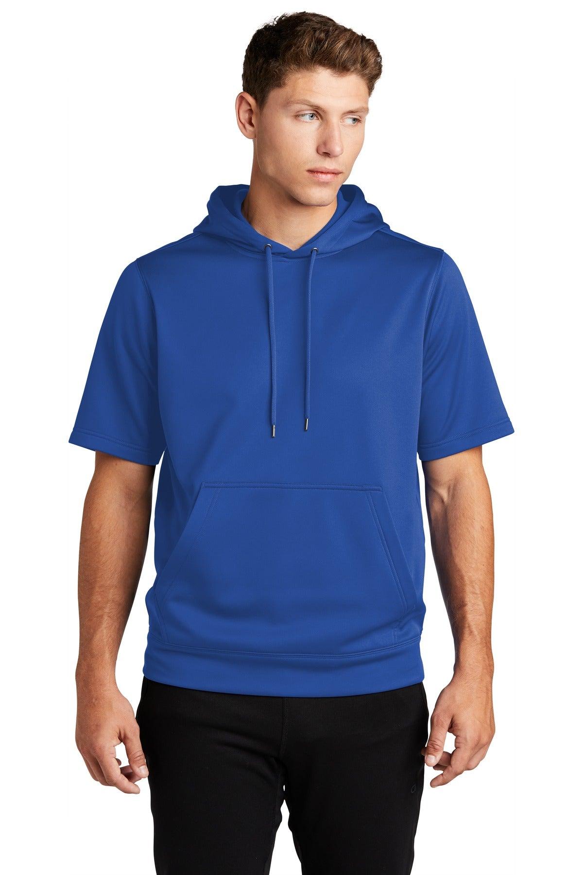 Sport-Tek Sport-Wick Fleece Short Sleeve Hooded Pullover. ST251 - Dresses Max