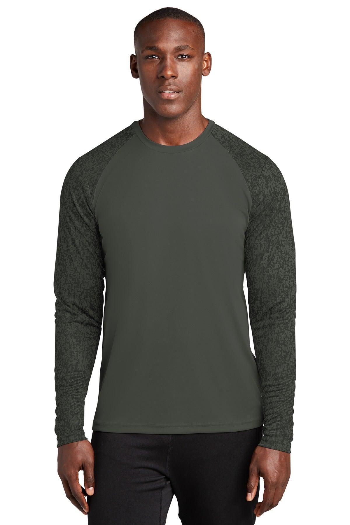 Sport-Tek Long Sleeve Digi Camo Tee. ST460LS - Dresses Max