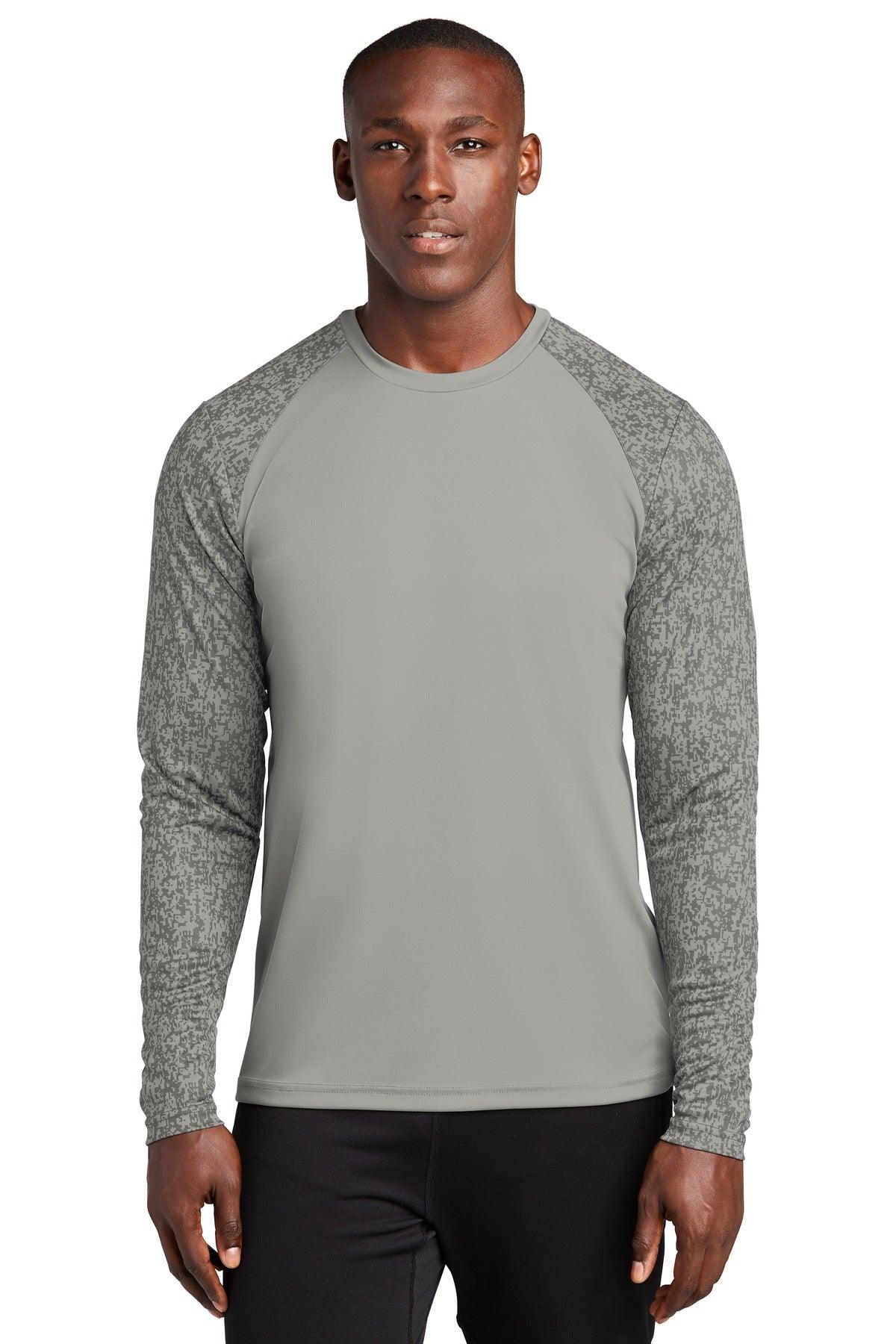 Sport-Tek Long Sleeve Digi Camo Tee. ST460LS - Dresses Max