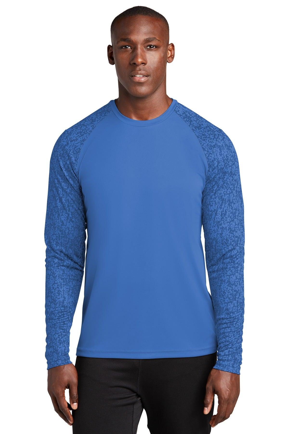 Sport-Tek Long Sleeve Digi Camo Tee. ST460LS - Dresses Max