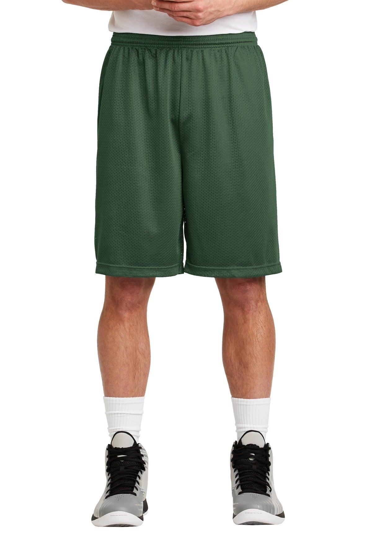 Sport-Tek Long PosiCharge Classic Mesh Short. ST515 - Dresses Max