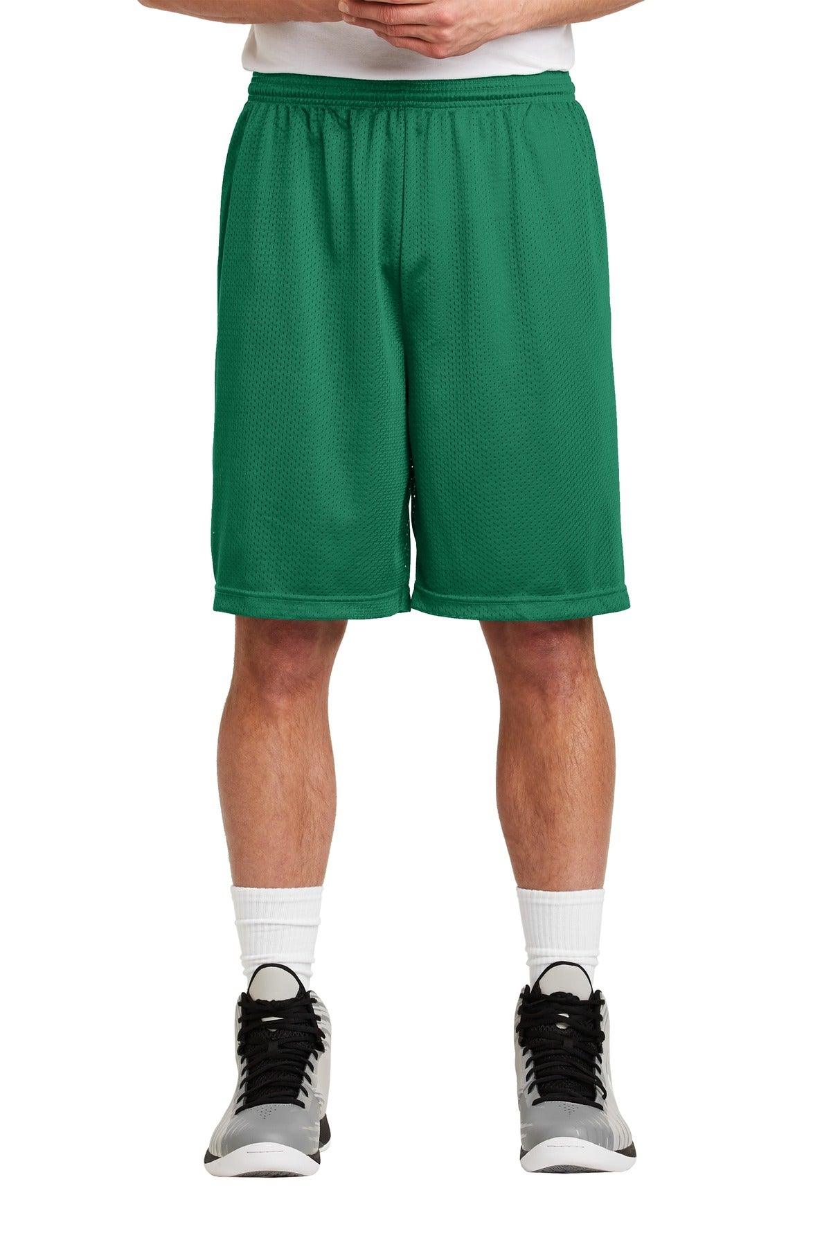Sport-Tek Long PosiCharge Classic Mesh Short. ST515 - Dresses Max