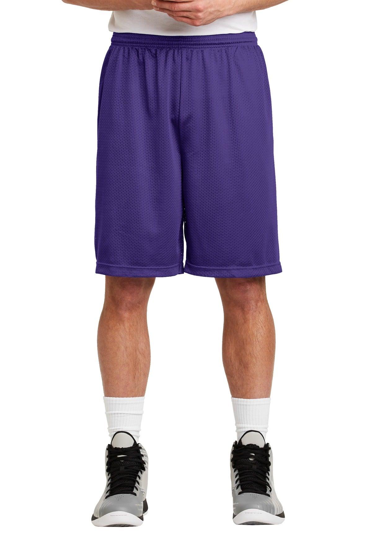 Sport-Tek Long PosiCharge Classic Mesh Short. ST515 - Dresses Max