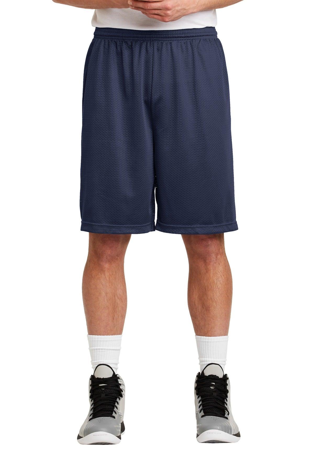 Sport-Tek Long PosiCharge Classic Mesh Short. ST515 - Dresses Max