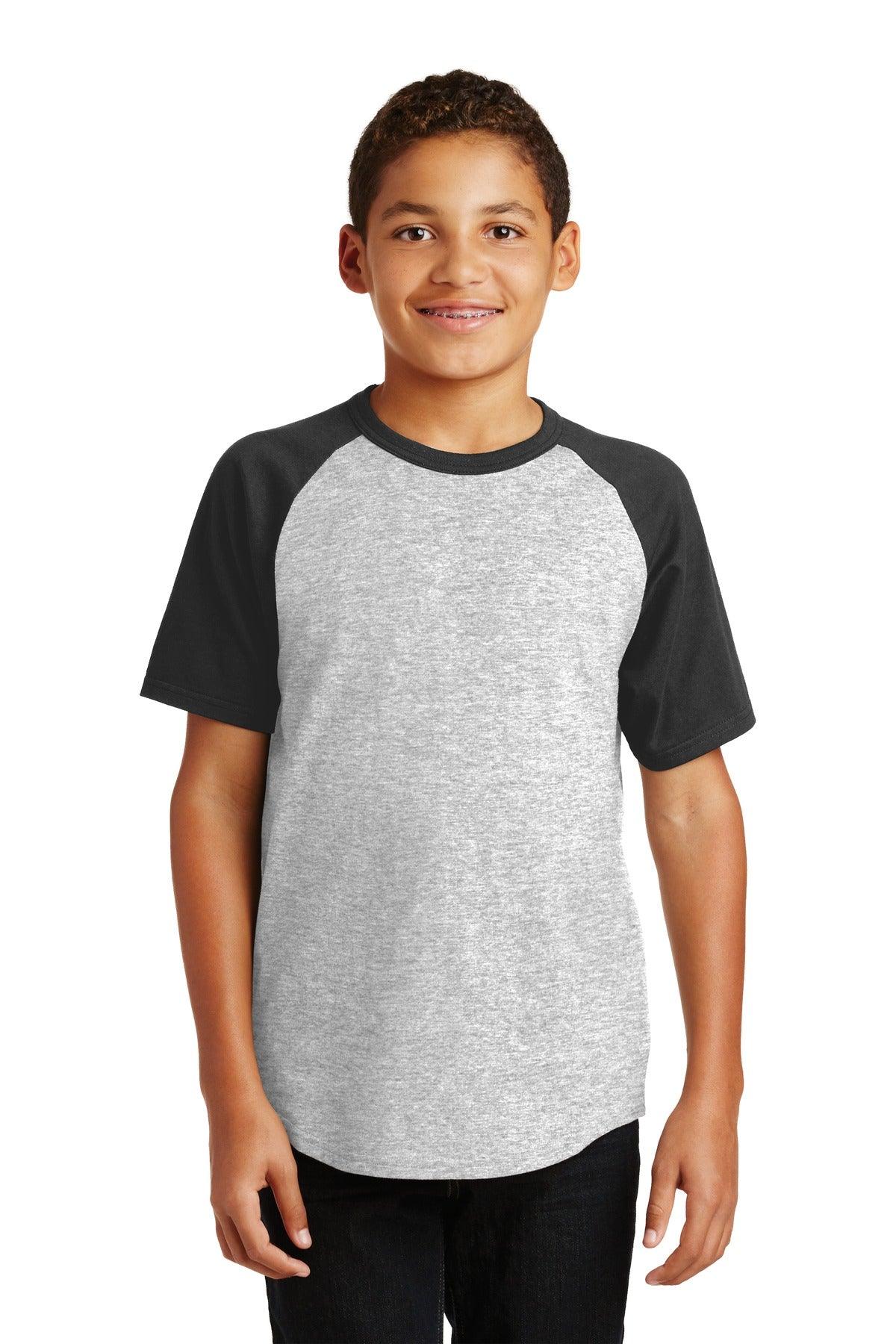 Sport-Tek Youth Short Sleeve Colorblock Raglan Jersey. YT201 - Dresses Max