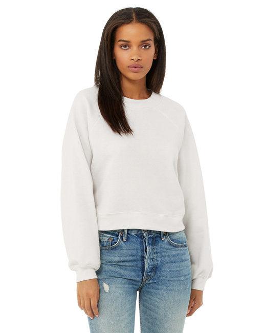 Bella + Canvas Ladies' Raglan Pullover Fleece B7505 - Dresses Max