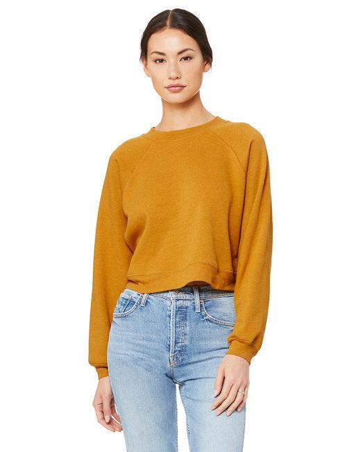 Bella + Canvas Ladies' Raglan Pullover Fleece B7505 - Dresses Max