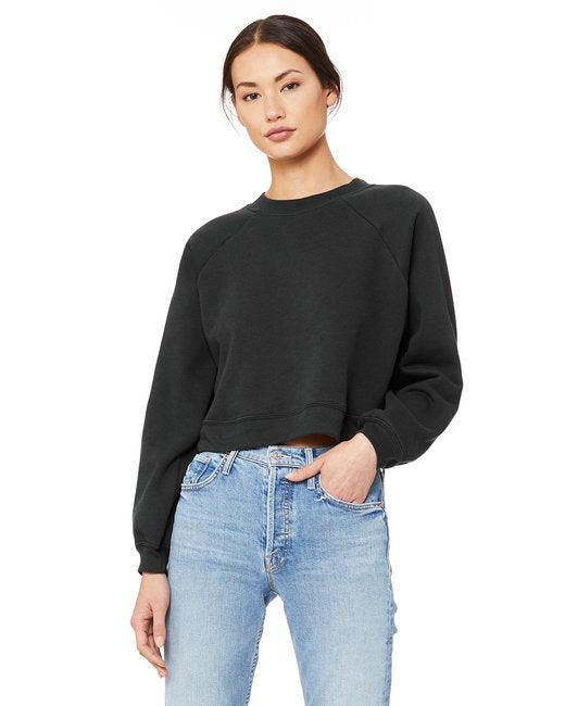 Bella + Canvas Ladies' Raglan Pullover Fleece B7505 - Dresses Max