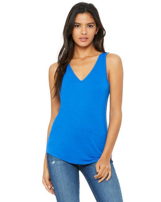 Bella + Canvas Ladies' Flowy V-Neck Tank B8805 - Dresses Max