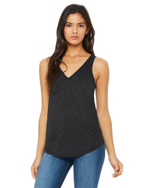 Bella + Canvas Ladies' Flowy V-Neck Tank B8805 - Dresses Max