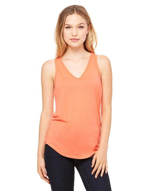 Bella + Canvas Ladies' Flowy V-Neck Tank B8805 - Dresses Max